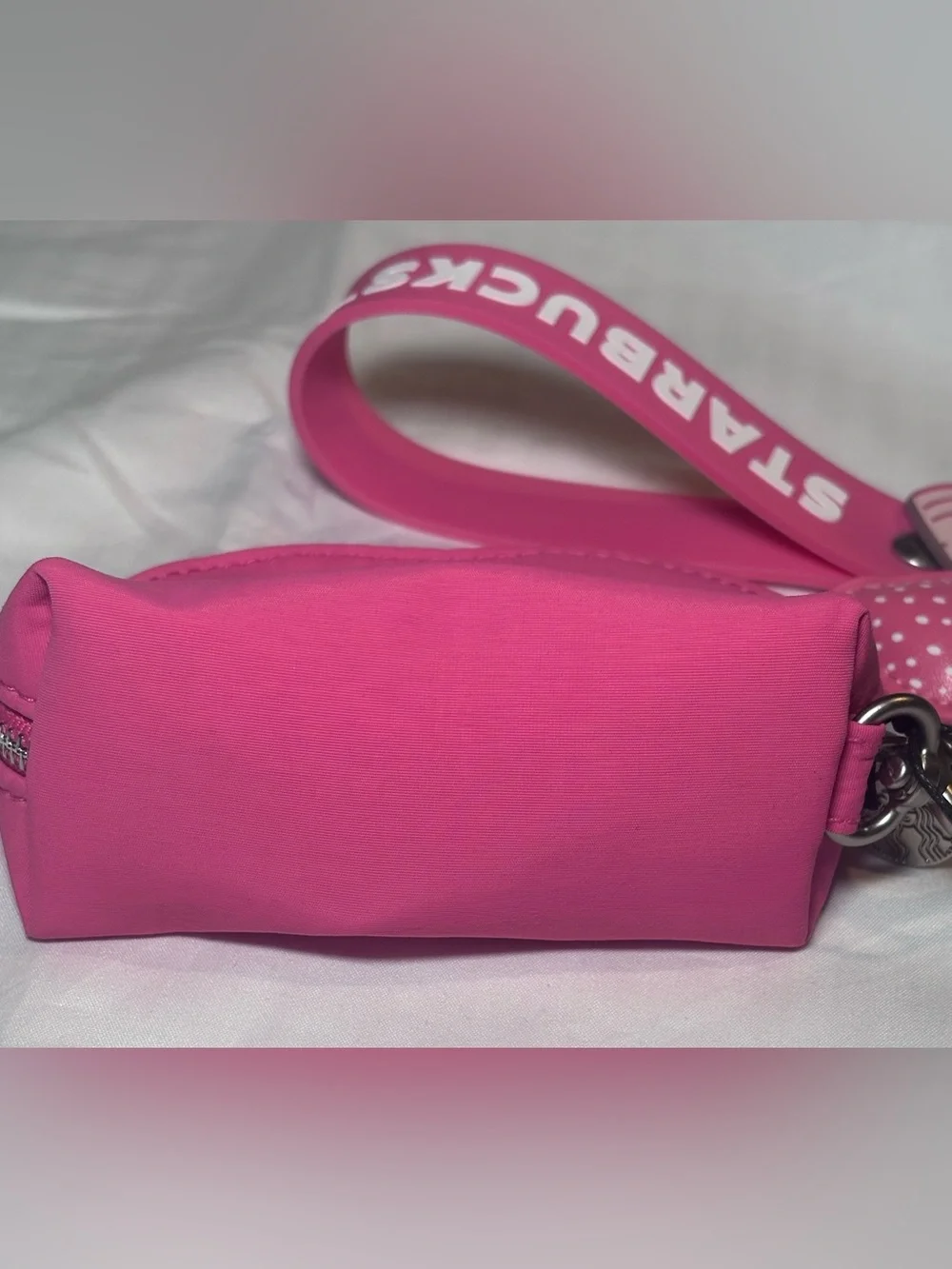 Starbucks Pouch Wristlet Keychain Pink Drink Series 2026 Limited Edition ~ NWT!